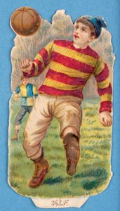 Alf, cut-out of a footballer