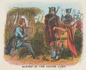 Alfred in the Danish Camp by English School