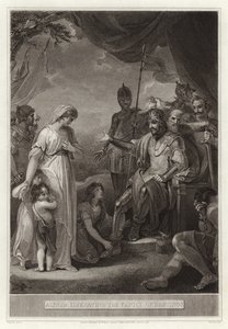 Alfred Liberating the Family of Hastings by English School