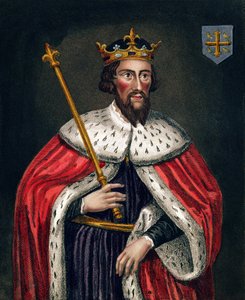 Alfred the Great, after a painting in the Bodleian Gallery by English School