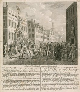 Allegorical representation of the grand lottery illusion by English School
