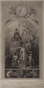 Allegory of the City of London with Sword of the State and City Charta