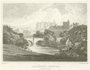 Alnewick Castle, Northumberland by English School