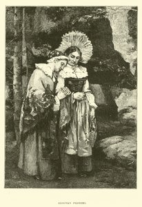 Alsatian Pilgrims by English School