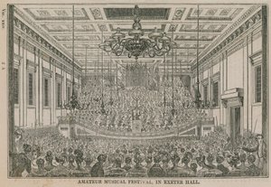 Amateur Musical Festival in Exeter Hall by English School