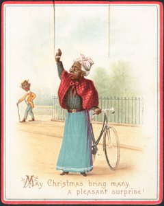 American Christmas Card by English School