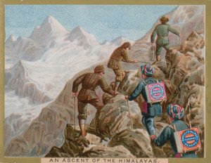 An Ascent of the Himalayas by English School