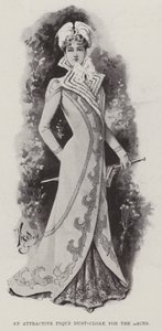 An Attractive Pique Dust-Cloak for the Races by English School
