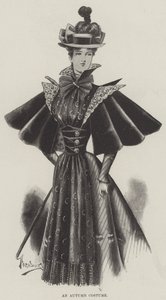 An Autumn Costume by English School