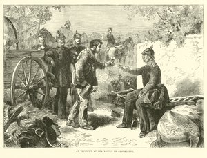 An incident at the Battle of Gravelotte, August 1870