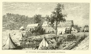 An Outlying Settlement in North Australia by English School