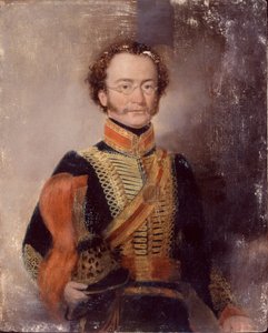 An unidentified officer, Regiment of Bombay Horse Artillery by English School