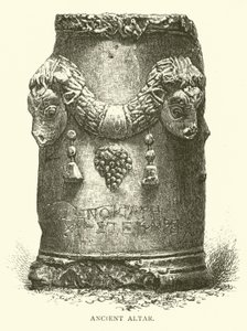 Ancient Altar by English School