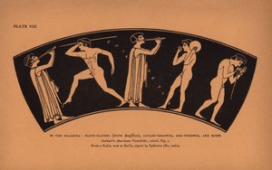Ancient Greek Education: In the Palaistra, Flute-Players, Javelin-Thrower, Disk-Thrower, and Boxer by English School