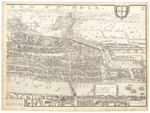 Ancient London. East Sheet by English School