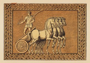 Ancient Rome: Nero as Victor in a Chariot Race