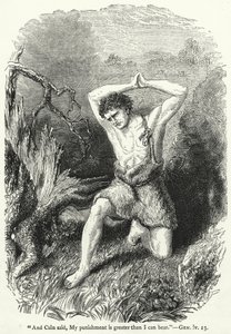 "And Cain Said, My Punishment is Greater Than I Can Bear," Gen iv 13 by English School