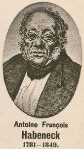 Antoine Francois Habeneck by English School