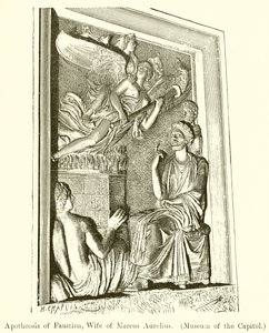 Apotheosis of Faustina, Wife of Marcus Aurelius (Museum of Capitol) by English School
