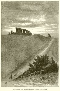 Approach to Stonehenge from the East by English School