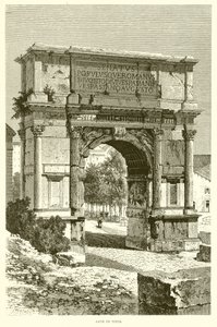 Arch of Titus by English School