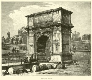 Arch of Titus by English School