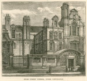 Architecture of the London School Board: High Street School, Stoke Newington, London by English School