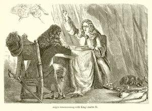 Argyll remonstrating with King Charles II by English School