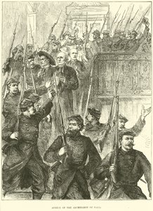 Arrest of the Archbishop of Paris, March 1871 by English School