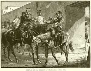 Arrival of Dr. Brydon at Jelalabad by English School