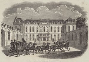 Arrival of the Bey of Tunis, at the Palais d