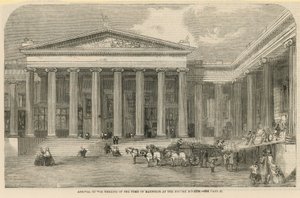Arrival of the Remains of the Tomb of Mausolus by English School