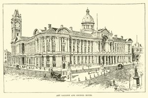 Art Gallery and Council House by English School