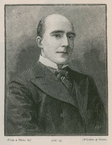 Arthur W Pinero, aged 35 by English School