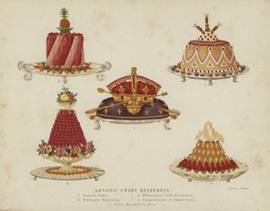 Artistic Sweet Entremets by English School
