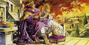As Rome burned, Nero sat on his balcony composing a poem