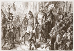 As they were leading him out of the church.. he began to sing, Credo in Unum Deum by English School