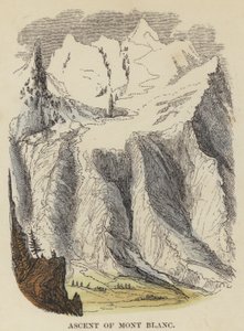 Ascent of Mont Blanc by English School