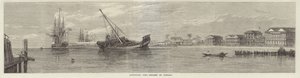 Aspinwall City in the Isthmus of Panama by English School