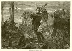 Assassination of Lord Mayo (1872) by English School