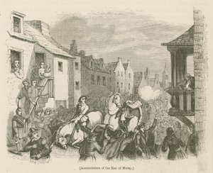 Assassination of the Earl of Moray by English School