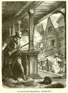 Assassination of the Regent Murray by English School