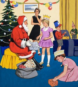 At a Christmas Party by English School