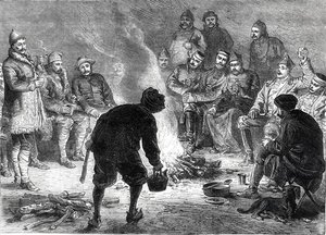 At the Camp of the 10th Hussars, Jellalabad by English School