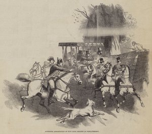 Attempted Assassination of King Louis Philippe at Fontainebleau by English School