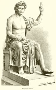 Augustus Seated by English School