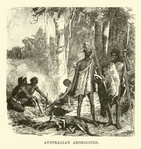 Australian Aborigines by English School