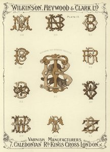 BM, BN, BO, BP, Monogram for Sporting Vehicles, BT, BR, BS, BV, BW, BY, BZ by English School