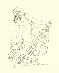 Bacchante Dancing with Enthusiastic Fervour by English School
