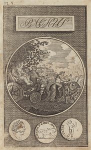 Bacchus, ancient Roman god of wine by English School